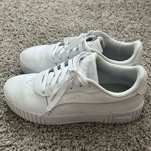 Puma all white Women's Carina 2.0 Sneakers